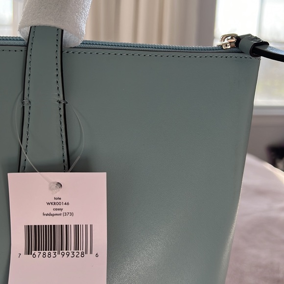 $3.99 SHIPPING Kate Spade Cassy Tote Bag Frosted Spearmint - Picture 13 of 13
